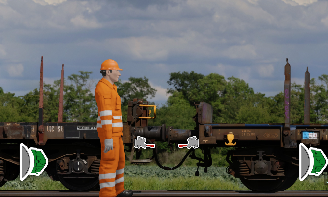 Bremsprobe Simulationsansicht